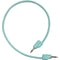 TipTop Audio Stackable Shielded 3.5mm Eurorack Patch Cable (Cyan, 15.7", Single)