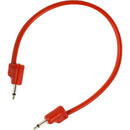 TipTop Audio Stackable Shielded 3.5mm Eurorack Patch Cable (Red, 11.8", Single)