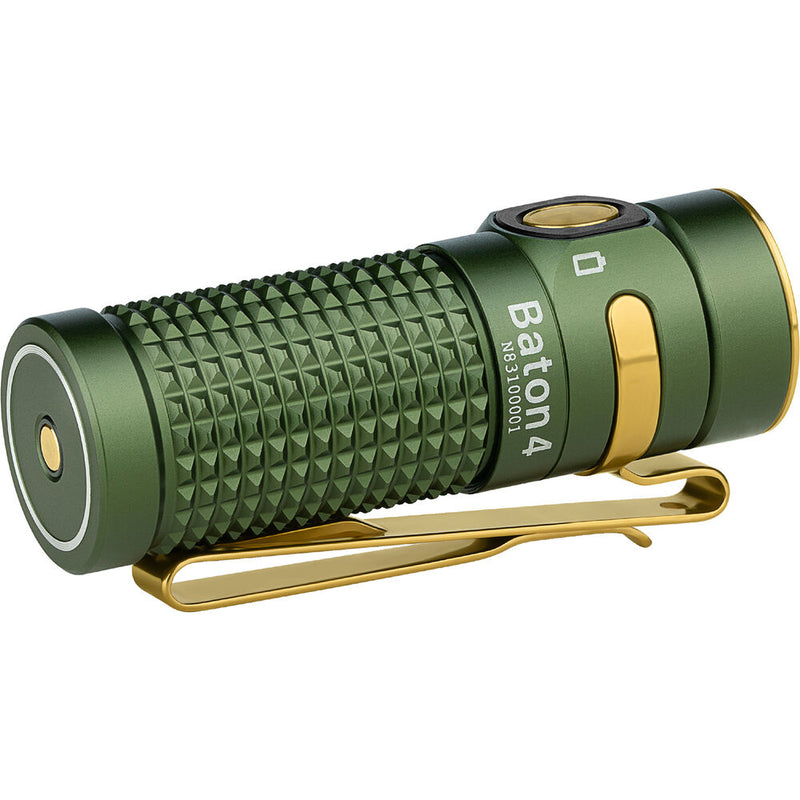 Olight Baton 4 Rechargeable Flashlight (OD Green)