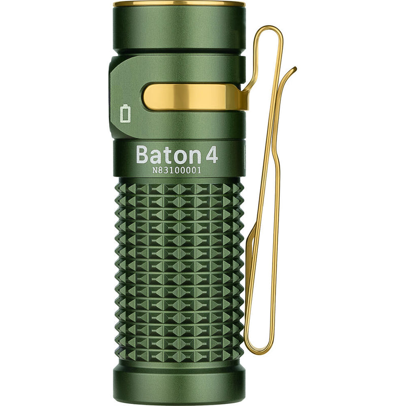 Olight Baton 4 Rechargeable Flashlight (OD Green)