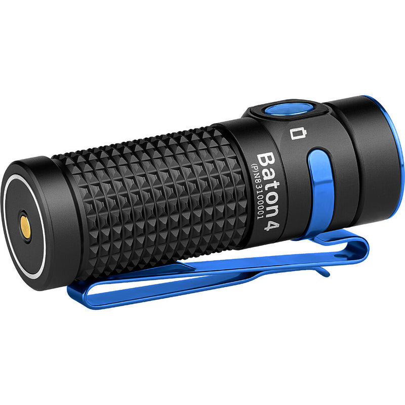 Olight Baton 4 Premium Edition LED Flashlight (Black)