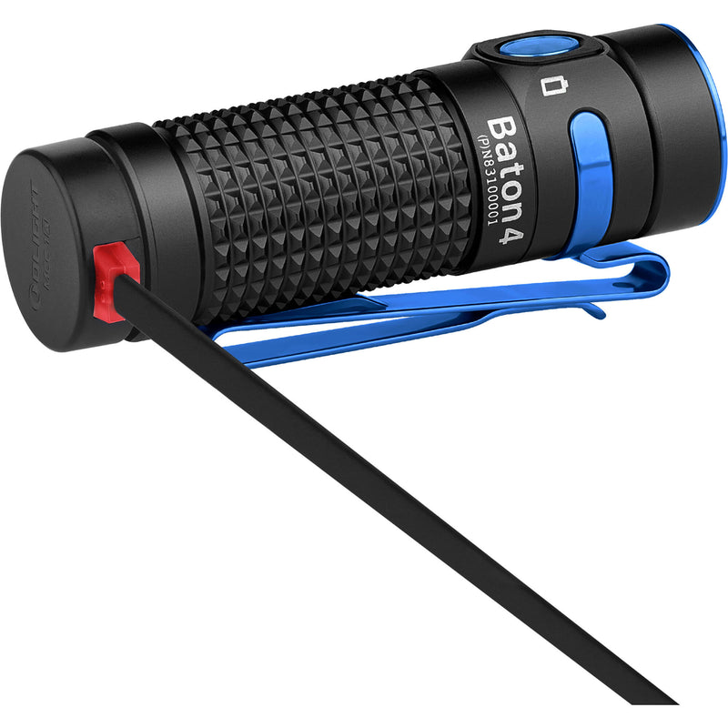 Olight Baton 4 Premium Edition LED Flashlight (Black)