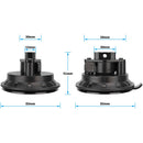 CAMVATE Suction Cup Mount with Multiple 1/4"-20 Threads (3.27")