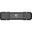 Silicon Power 1TB DS72 Dual USB 3.2 Gen 2 Portable SSD (USB-C / USB-A)