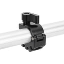 CAMVATE 19mm Rod Clamp with Anti-Twist Accessory Mounting (Black Locking Lever)