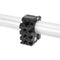 CAMVATE 19mm Rod Clamp with Anti-Twist Accessory Mounting (Black Locking Lever)