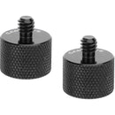 CAMVATE 5/8"-27 Female to 1/4"-20 Male Mic Stand Thread Adapter (2-Pack)