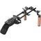 CAMVATE Shoulder Mount 15mm LWS Rig with Quick Release Plate, Lens Support & Wooden Grips