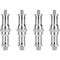 CAMVATE 1/4"-20 to 3/8"-16 Male Double-Ended Spigot (4-Pack)