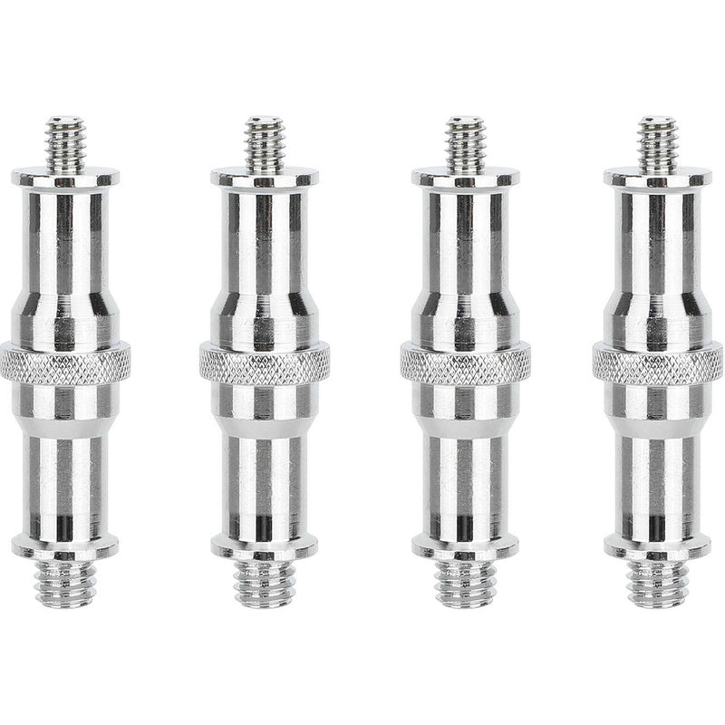 CAMVATE 1/4"-20 to 3/8"-16 Male Double-Ended Spigot (4-Pack)