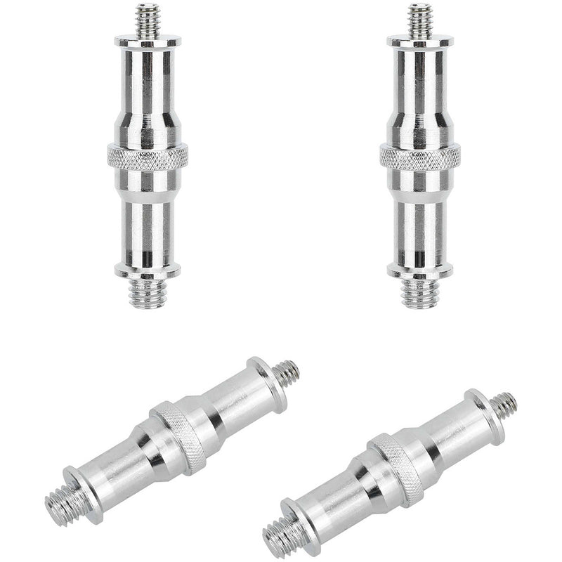 CAMVATE 1/4"-20 to 3/8"-16 Male Double-Ended Spigot (4-Pack)
