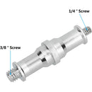 CAMVATE 1/4"-20 to 3/8"-16 Male Double-Ended Spigot (4-Pack)