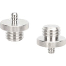 CAMVATE 5/8"-11 Male to 1/4"-20 Male Survey Adapter for Bosch Laser Level (2-Pack)