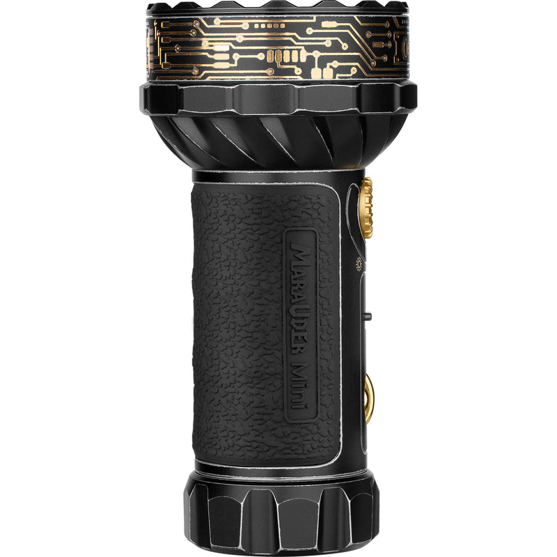 Olight Marauder Mini Rechargeable Flashlight (Golden Black)