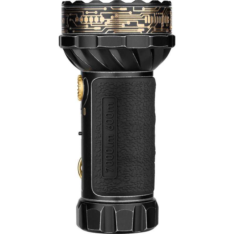 Olight Marauder Mini Rechargeable Flashlight (Golden Black)