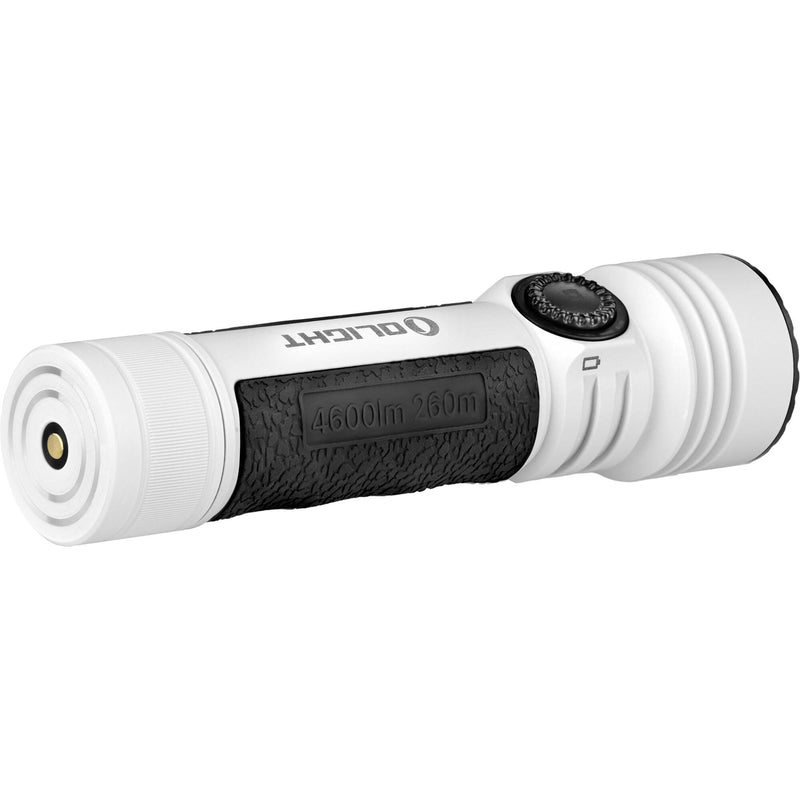Olight Seeker 4 Pro Rechargeable LED Flashlight (Cool White LED, White)