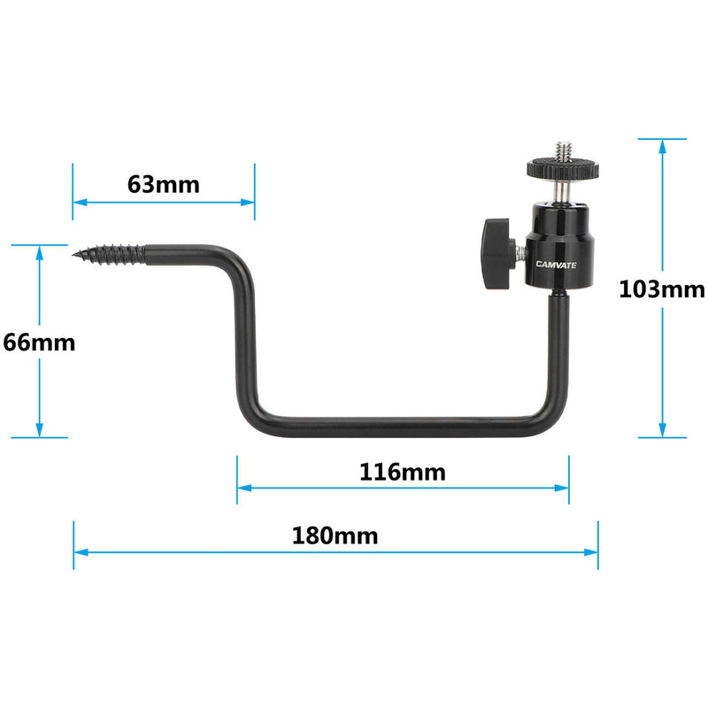 CAMVATE Trail Camera Tree Mount with Mini Ball Head
