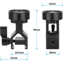CAMVATE NATO Clamp to ARRI Rosette Adapter Extension Mount