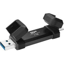 Silicon Power 1TB DS72 Dual USB 3.2 Gen 2 Portable SSD (USB-C / USB-A)
