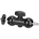 CAMVATE Mini Ball Joint Extension Arm with 1/4"-20 Mounting Screw (Black Locking Lever)