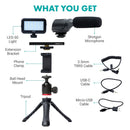 Movo Photo uVlogger Vlogging Kit for USB-C Devices