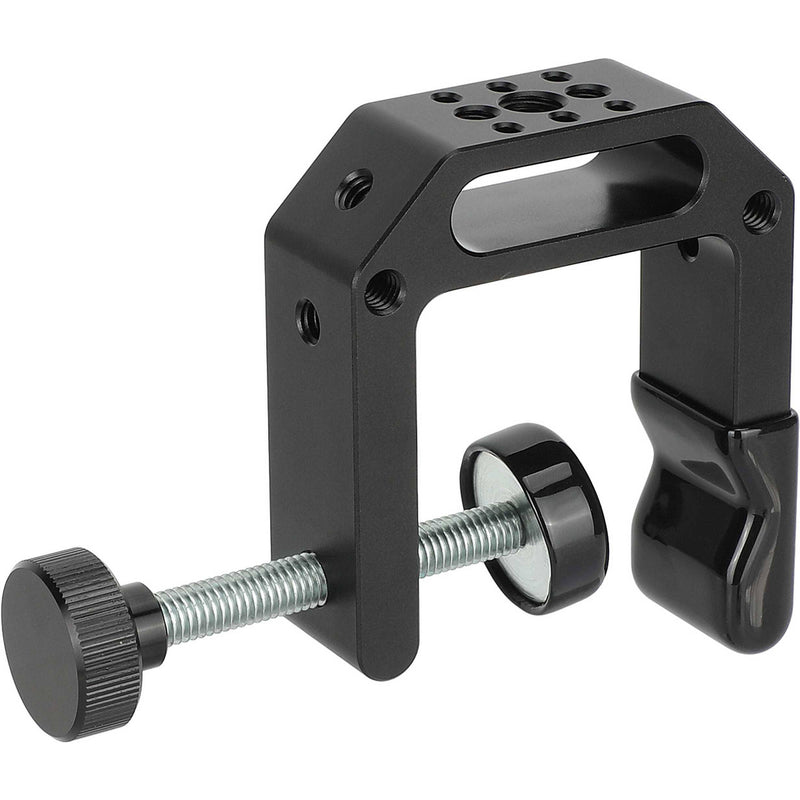 CAMVATE C-Clamp with Multiple 1/4"-20 and 3/8"-16 Threads (2.25" Throat Depth)