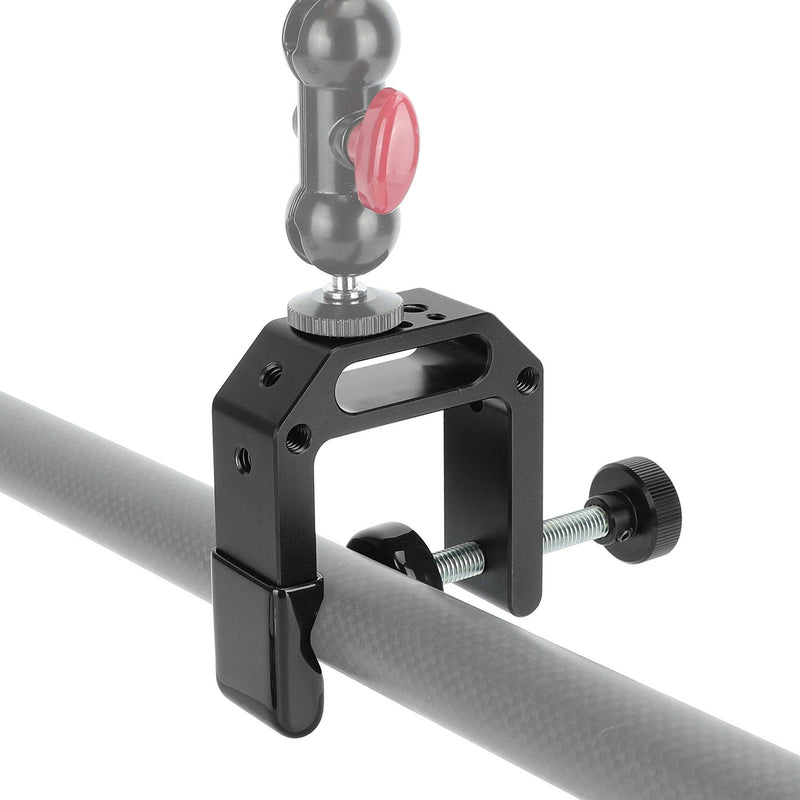 CAMVATE C-Clamp with Multiple 1/4"-20 and 3/8"-16 Threads (2.25" Throat Depth)