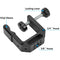 CAMVATE C-Clamp with Multiple 1/4"-20 and 3/8"-16 Threads (2.25" Throat Depth)