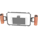 CAMVATE Wooden Handgrip with 1/4"-20 Thumbscrews for Mounting