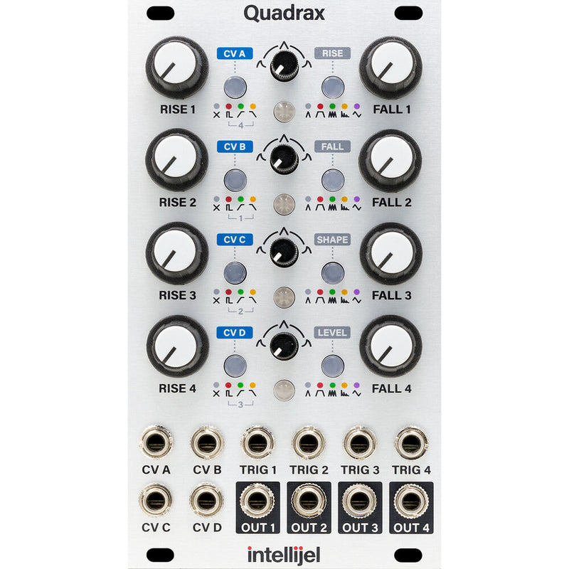 intellijel Quadrax Quad Function/Burst Generator/LFO with CV Matrix Eurorack Module (14 HP)