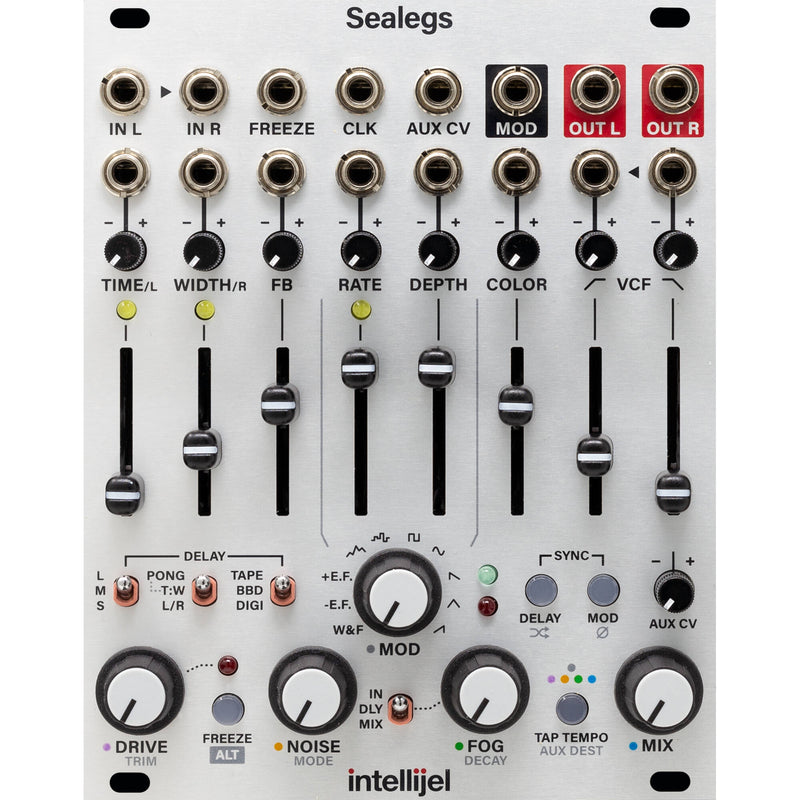 intellijel Sealegs Multimodel Stereo Character Delay with Reverb Eurorack Module (20 HP)
