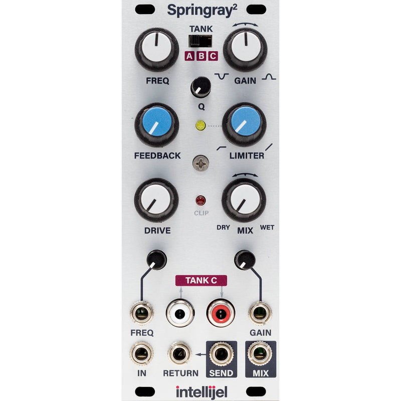 intellijel Springray&sup2; Versatile Real Spring Tank Reverb Eurorack Module (10 HP)