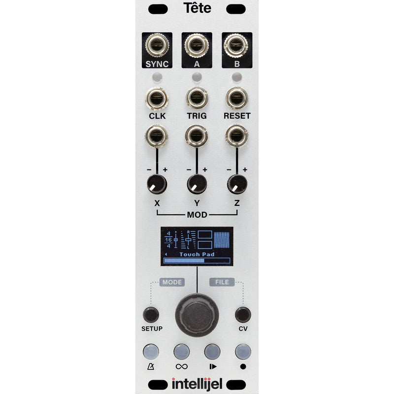 intellijel T&ecirc;te Looping/Sequencing, CV Control, and Presets Expansion for Tetrapad Eurorack Module (8 HP)