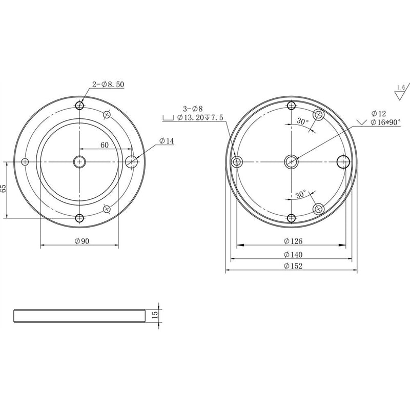 iOptron 8" MiniPier for HAE69, HAE43 & HAZ71 Mounts