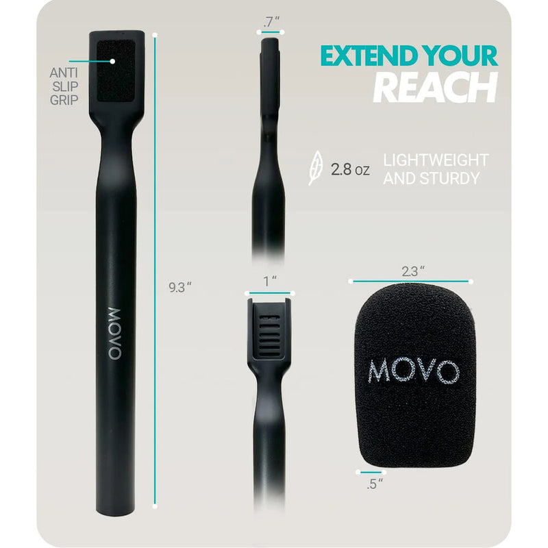 Movo Photo WMX-HM Handle for Wireless Microphones
