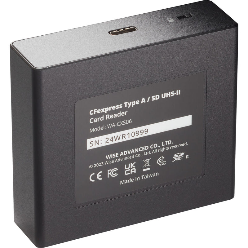 Wise Advanced CFexpress Type A / UHS-II SDXC USB-C 3.2 Gen 2 Card Reader