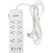 Watson 8-Outlet Surge Protector with USB (2450 Joules, White)