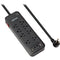 Watson 8-Outlet Surge Protector with USB (2450 Joules, Black)