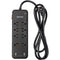 Watson 8-Outlet Surge Protector with USB (2450 Joules, Black)