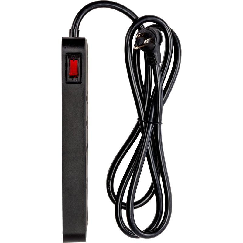 Watson 8-Outlet Surge Protector with USB (2450 Joules, Black)
