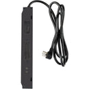 Watson 7-Outlet Surge Protector (1200 Joules, Black)