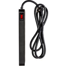 Watson 10-Outlet Surge Protector with USB (2450 Joules, Black)