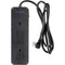 Watson 10-Outlet Surge Protector with USB (2450 Joules, Black)