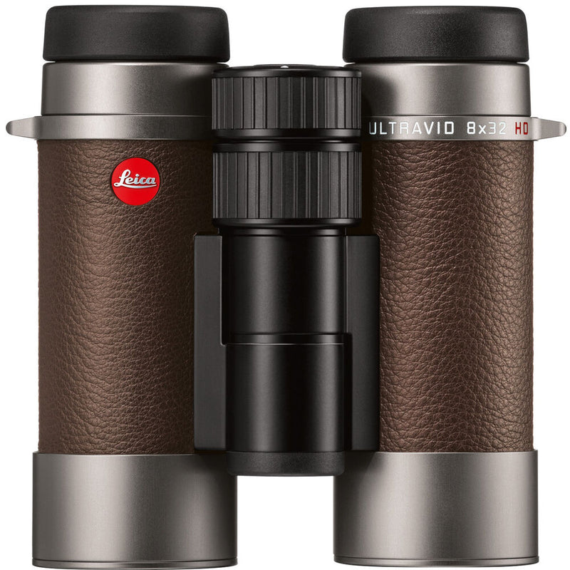 Leica 8x32 Ultravid HD-Plus Special Edition Binoculars (Brown Calf Leather Armoring)