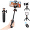 K&F Concept Desktop Tripod with Bluetooth (Black)