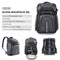 K&F Concept 2-Camera Backpack (Gray)