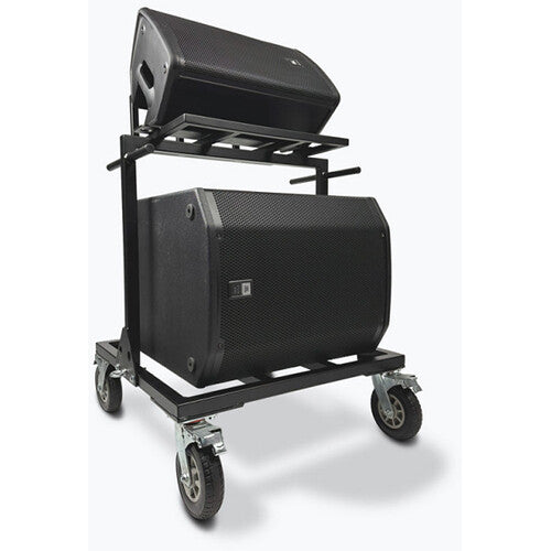 On-Stage Speaker Field Steel Cart (Black)