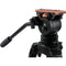 Miller AirV Fluid Head with Toggle LW Aluminum Tripod, Mid-Level Spreader, Rubber Feet & Soft Case Kit