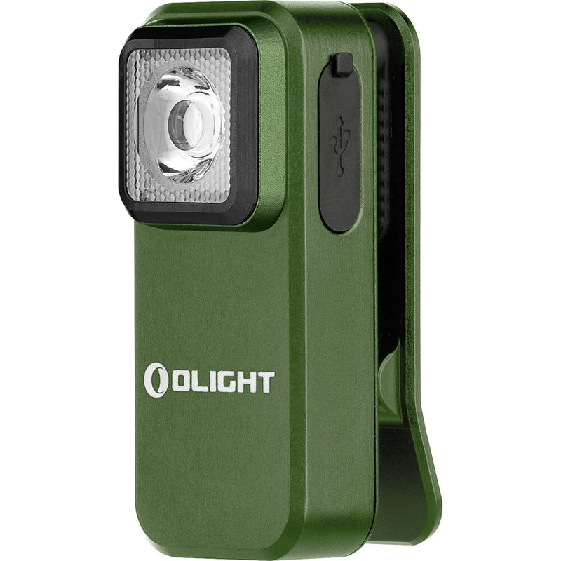 Olight Oclip Rechargeable Clip-On Light (OD Green)