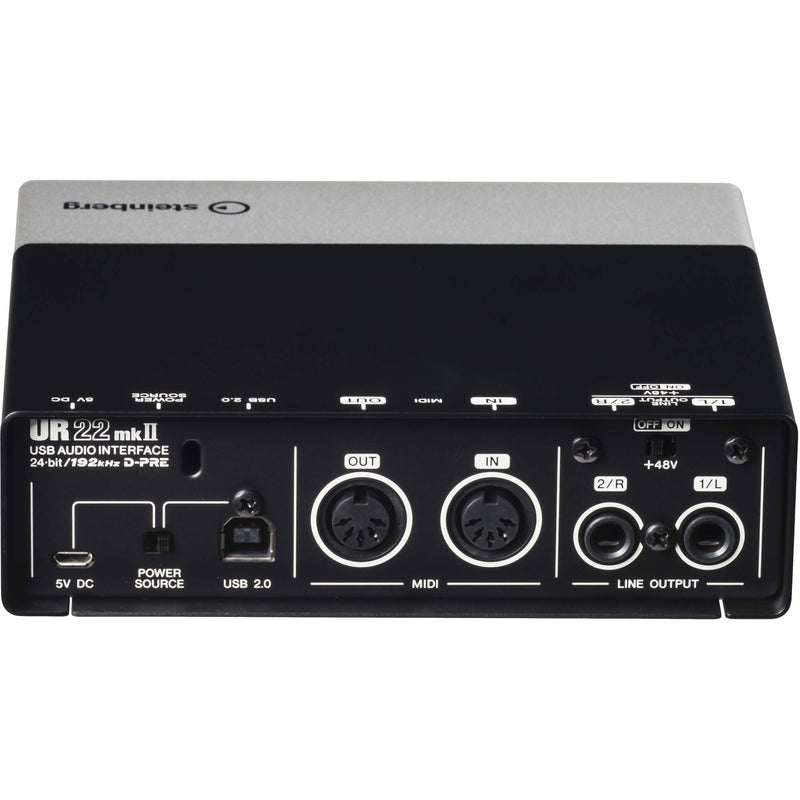 Steinberg UR22mkII - USB 2.0 Audio Interface with Dual Microphone Preamps